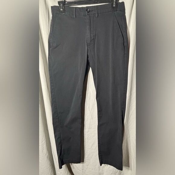 Goodfellow & Co Wrinkle Resist Added Stretch Black Slim Mens Pants Size 29 x 30 - Picture 1 of 5